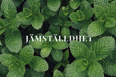 Jämställdhet.