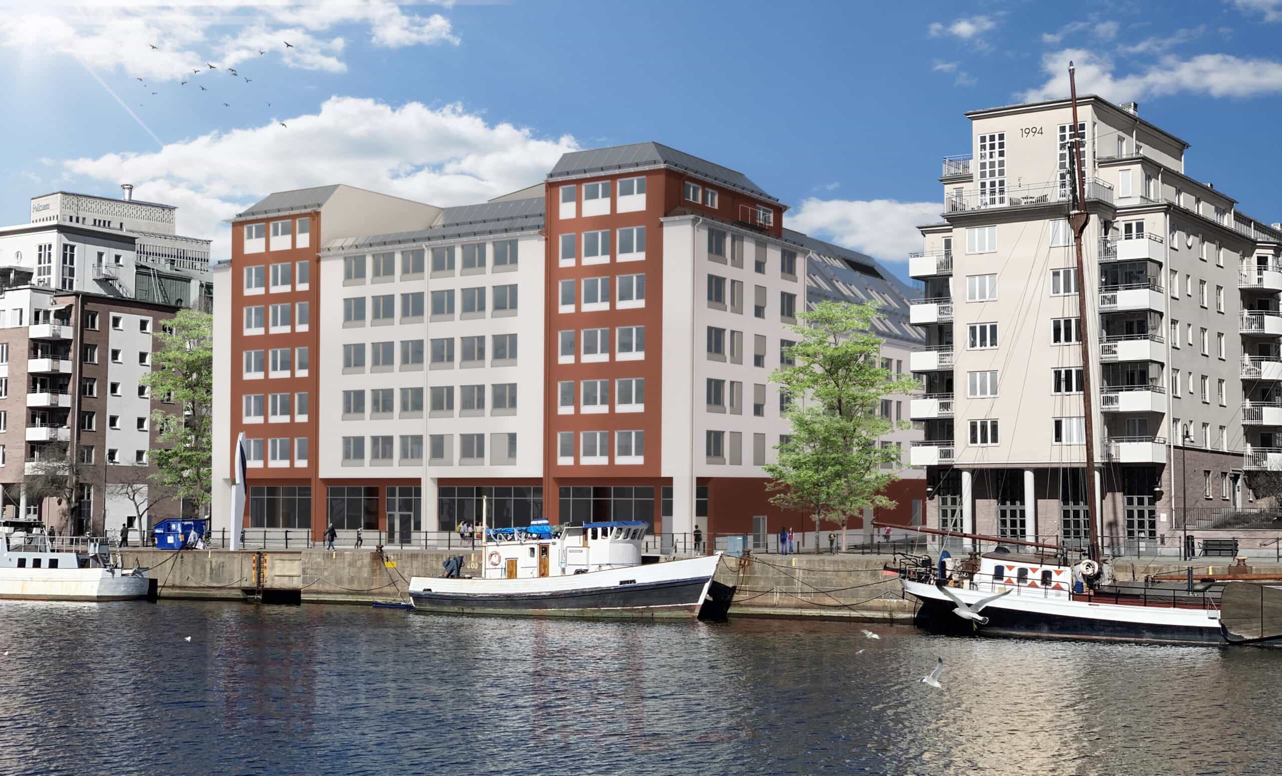 Campus Södermalm vid kajen.